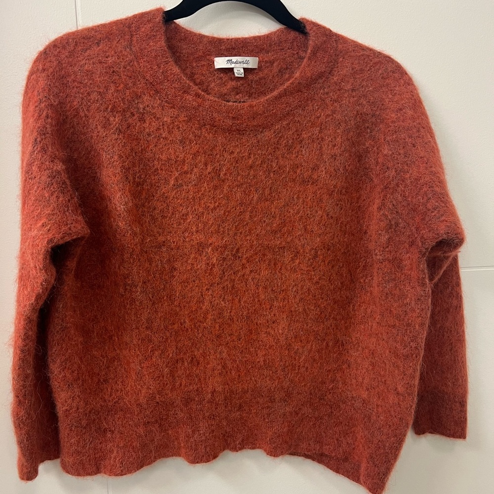 Madewell Cropped Alpaca Sweater